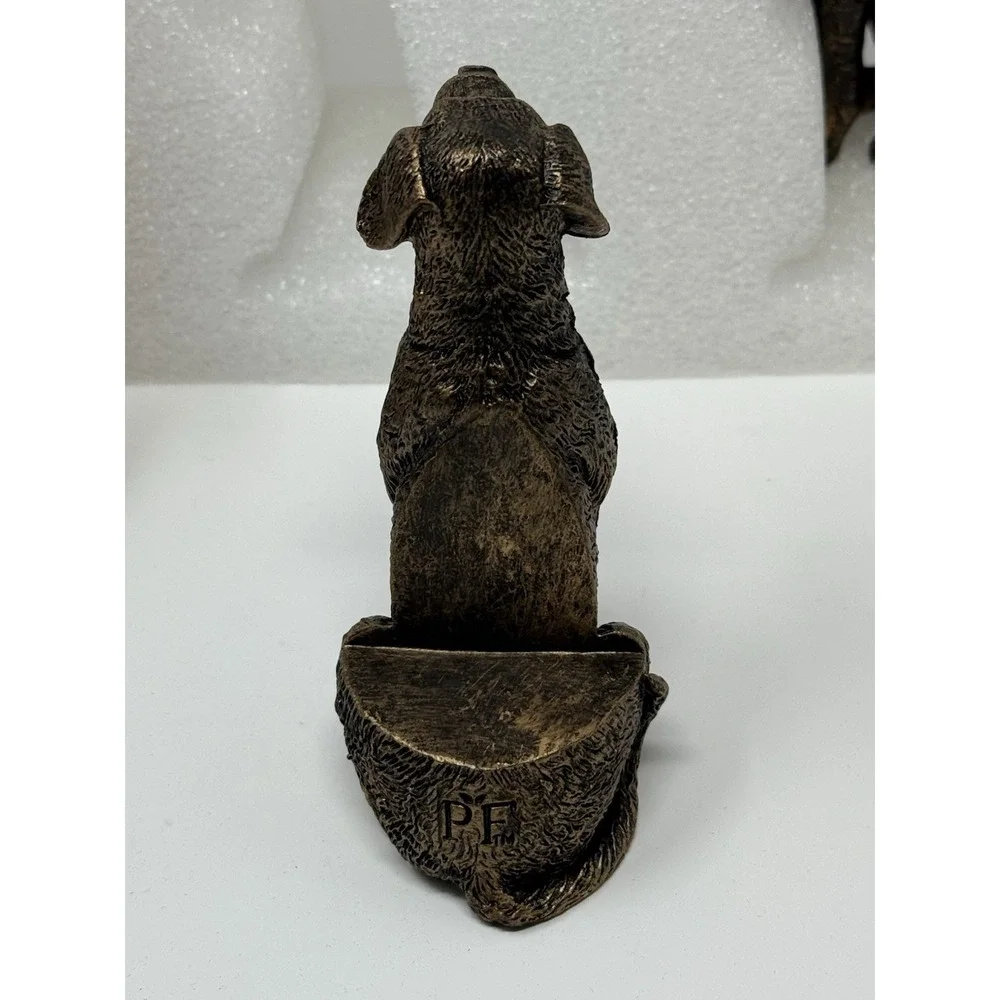 Labrador Plant Pot Feet For Planters Antique Bronze 8.5CM X 5.5CM X 11.5CM